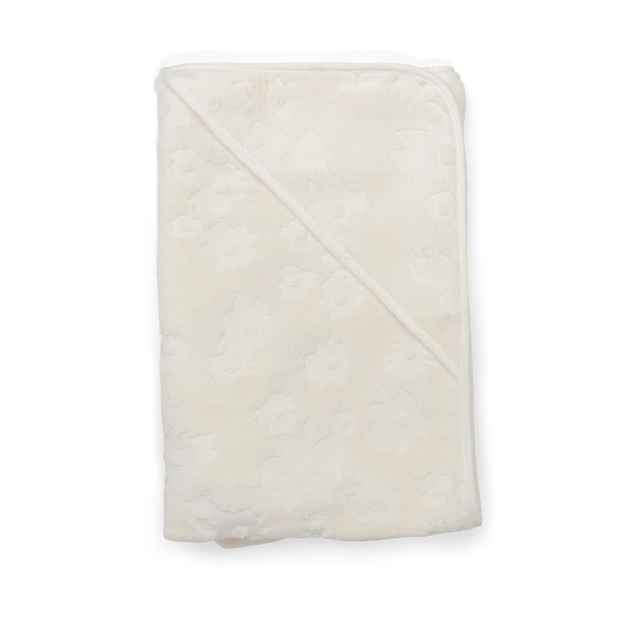 Clothes & Accessories Grown Shop | Baby Hooded Towel - Milk Petal