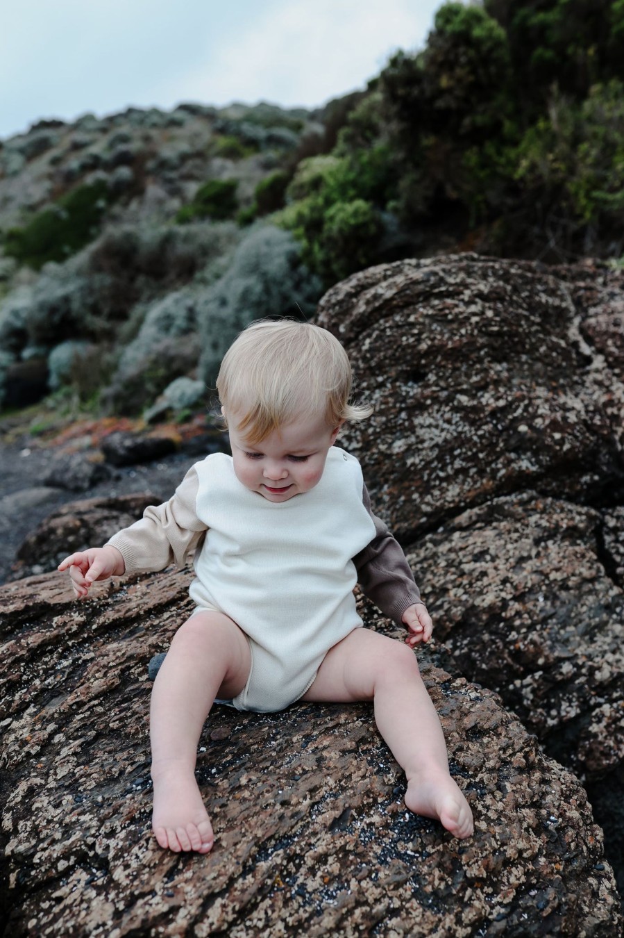 Clothes & Accessories Grown | Organic Colour Block Romper