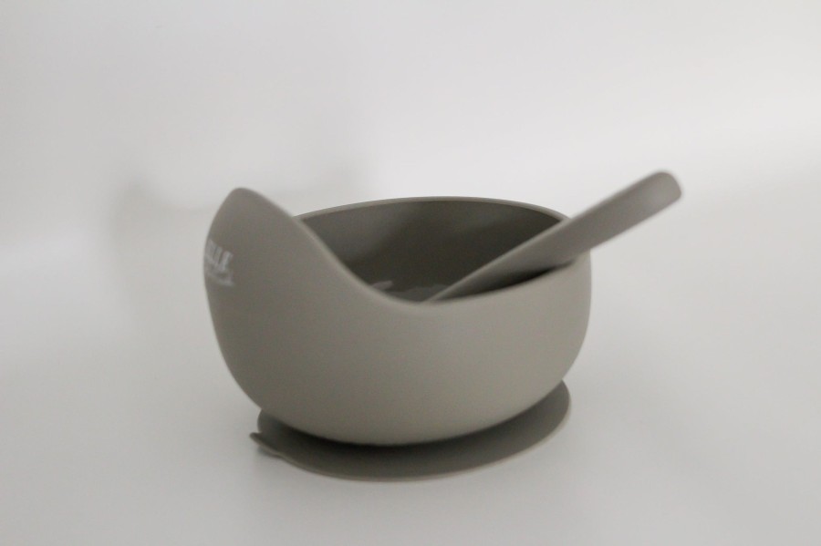 Feeding Elle Collective | Silicone Suction Bowl With Spoon