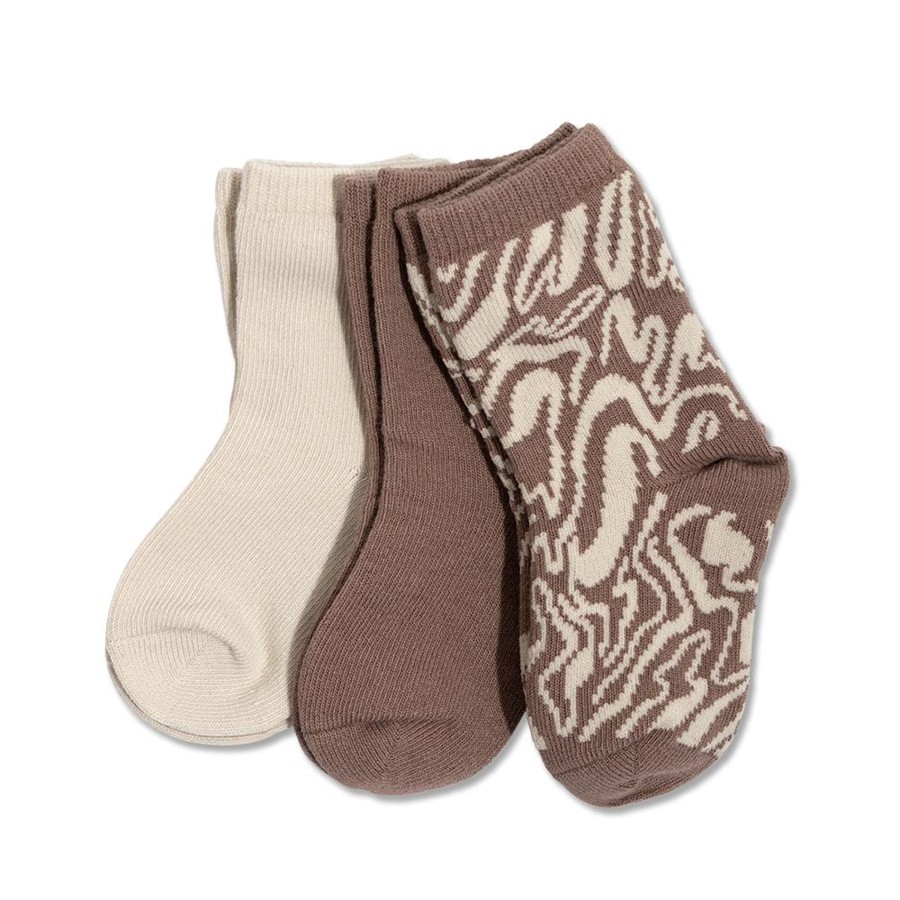 Clothes & Accessories Grown | 3 Pack Socks | Ripple