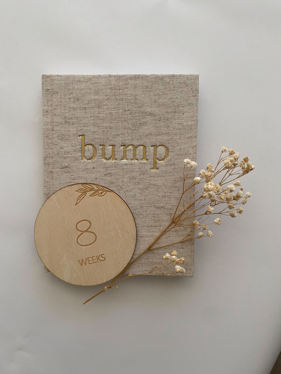 Baby Elle Collective | Pregnancy Milestone Plaques - 6 Piece Set