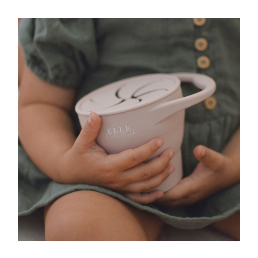 Feeding Elle Collective | Collapsible Snack Cup (With Lid)