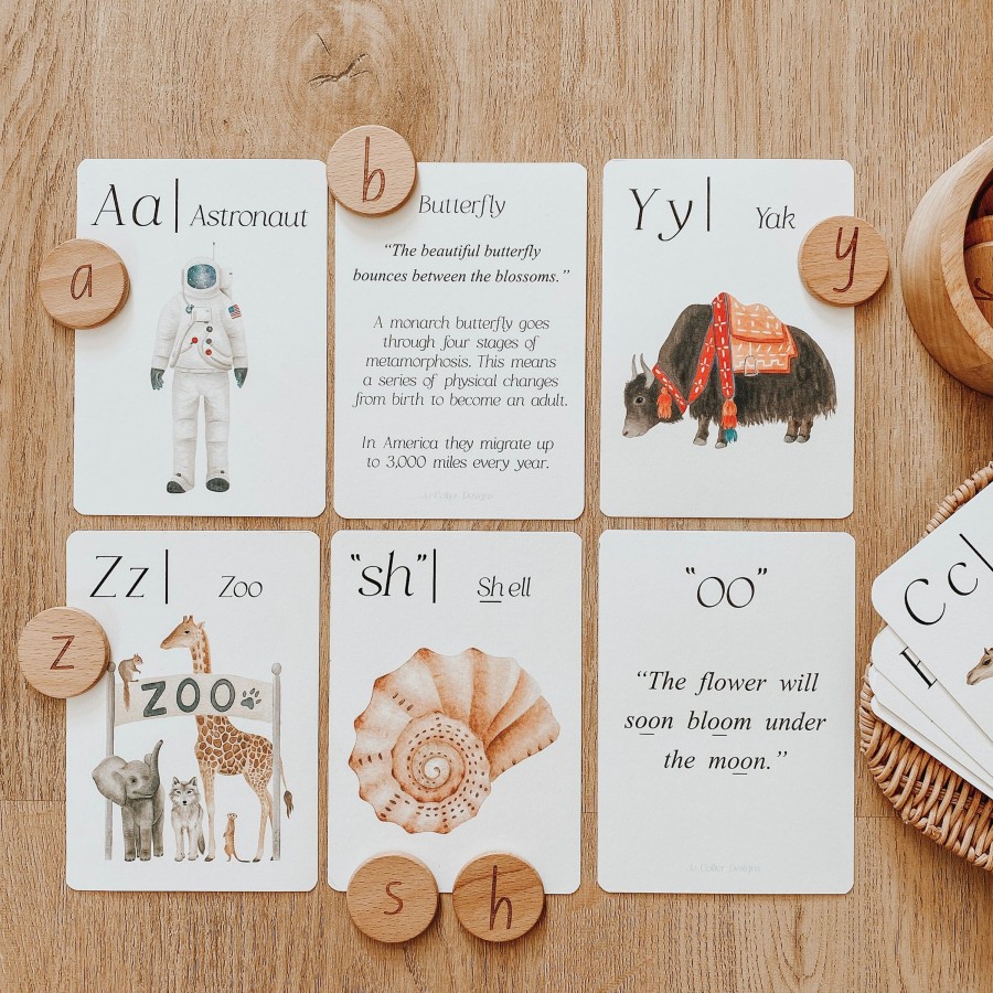 Educational Jo Collier Designs | Around The World Phonics And Sounds Flash Cards