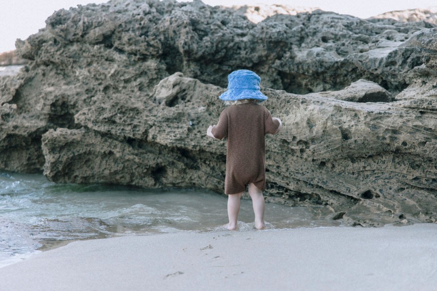 Play Time Grown Shop | Splash Terry Bucket Hat - Ocean