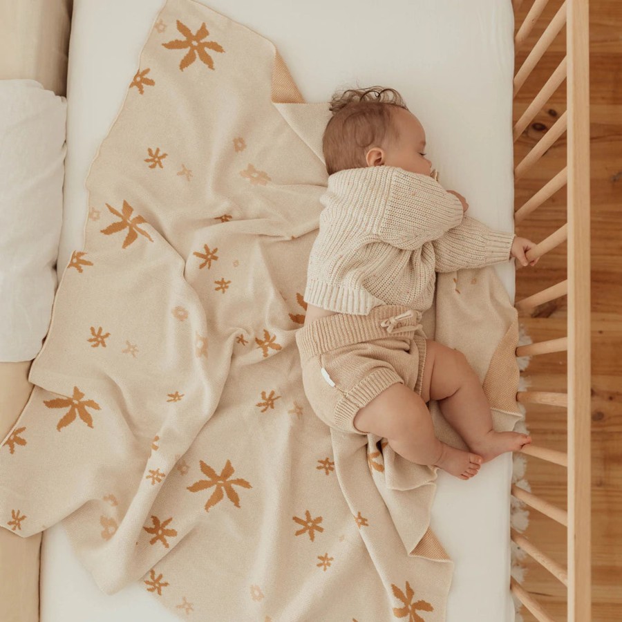 Baby Ziggy Lou | Knitted Blanket | Goldie