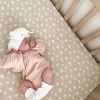 Baby Little and Fern | Neutral Daisy | Cot Sheet