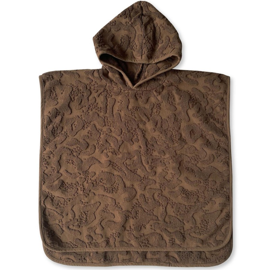 Play Time Grown Shop | Splash Terry Kids Poncho - Chocolate