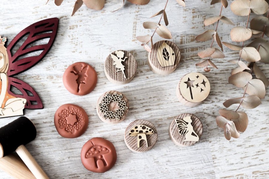 Play Time Let Them Play | Wooden Stampers - Enchanted